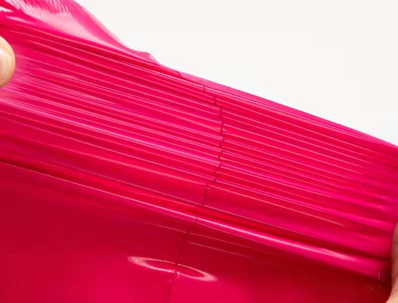 磐石玫红色快递袋-05